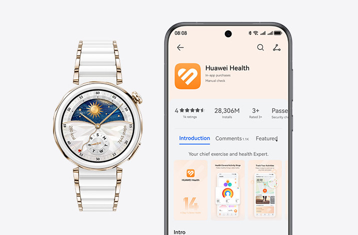 Chytré hodinky Huawei Watch GT 5 Pro 46 mm NFC - Titanium + Titanium Strap