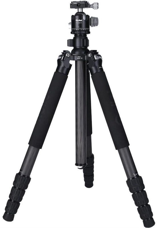 Stativ Rollei, zátěž 24kg, vytažený 178,5cm, uhlík, černý