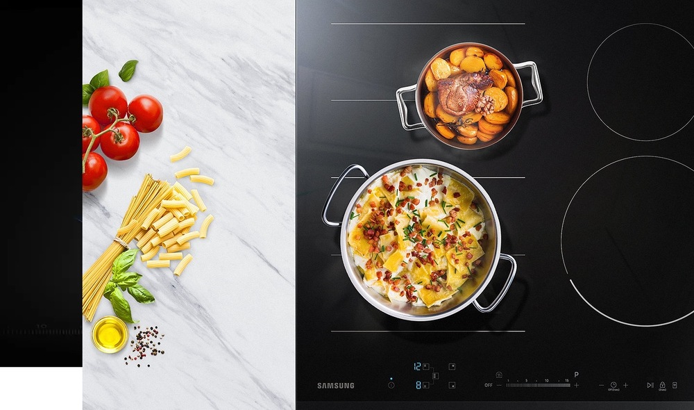 Indukční varná deska Samsung NZ64N9777GK/E1 černá Indukční varná deska Samsung NZ64N9777GK/E1 černá