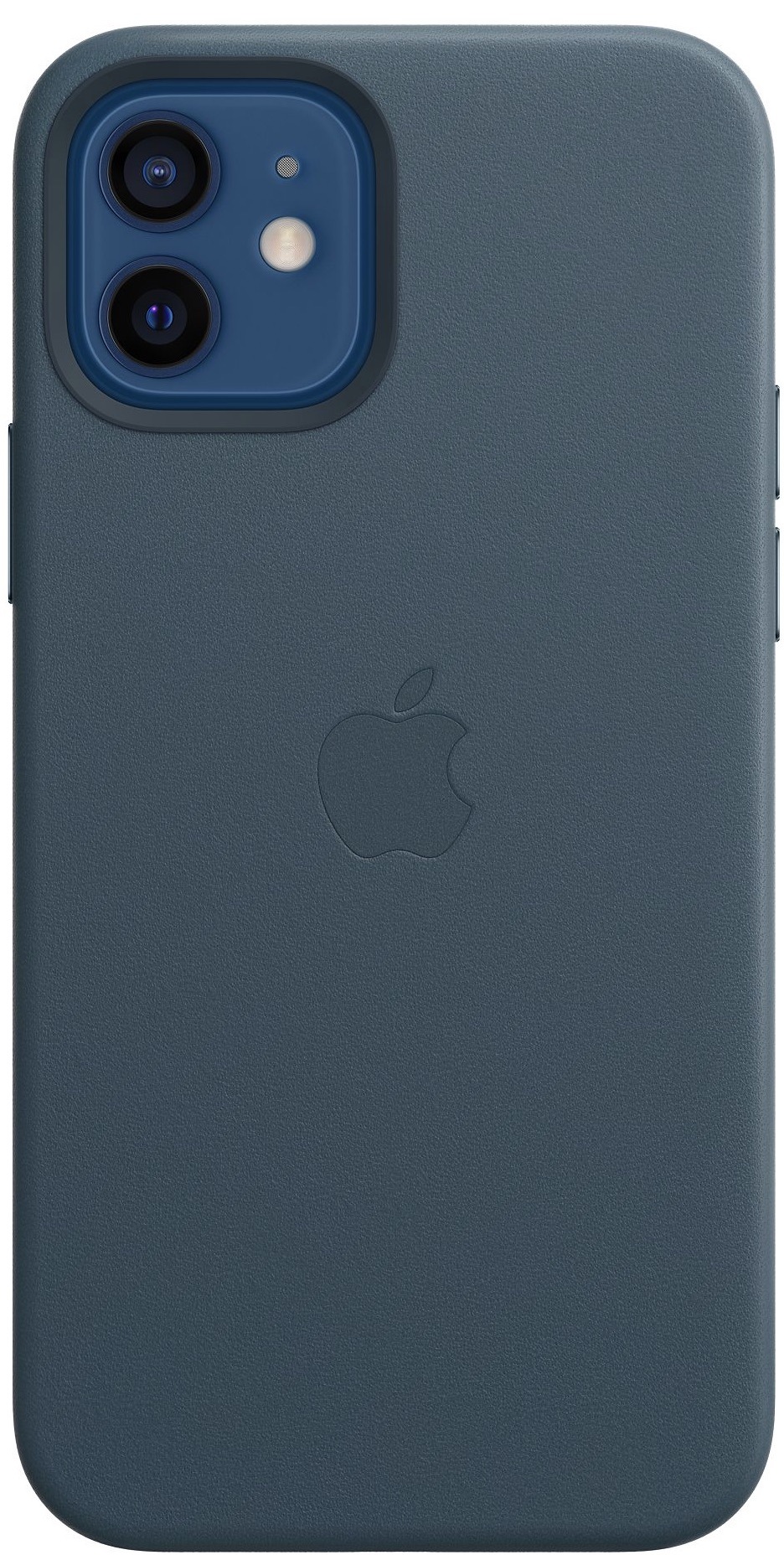 Kryt na mobil Apple Leather Case s MagSafe pro iPhone 12 a 12 Pro - baltsky modrý