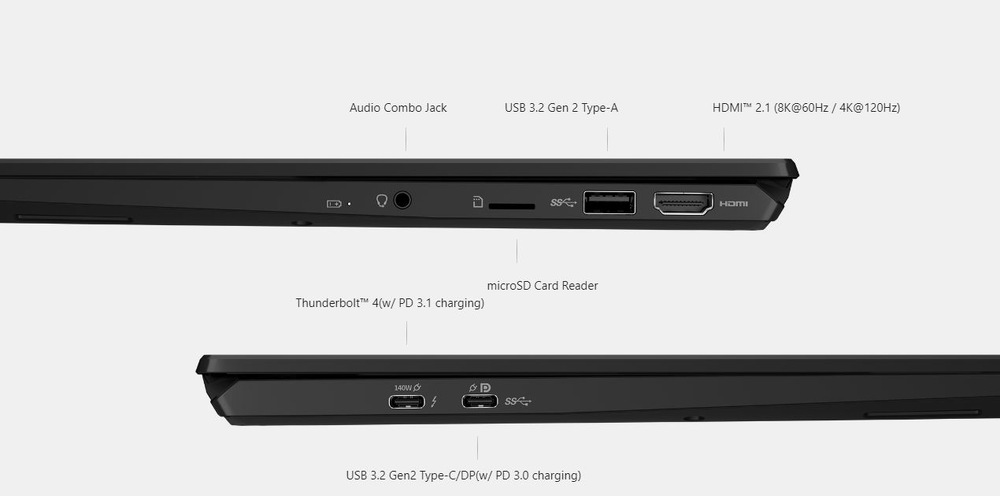 Notebook MSI Summit E16 AI Studio A1VFTG-022CZ černý MSI Summit E16 AI Studio A1V