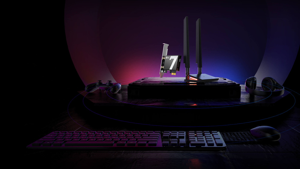Síťová karta TP-Link Archer TBE550E, BE9300 Wi-Fi 7 Bluetooth PCIe černá