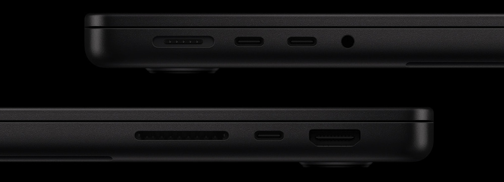 Na vysoké úrovni je u Apple MacBooku Pro i konektivita