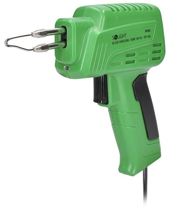 Hrotová pájka Solight s příkonem 100 W, přívodní kabel o délce 120 cm