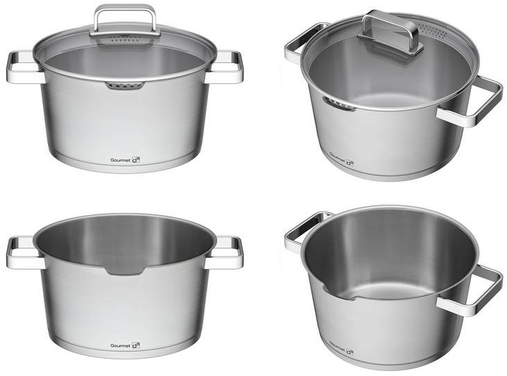 Sada nádobí G21 Gourmet Magic 9 ks nerez Sada nádobí G21 Gourmet Magic 9 ks nerez