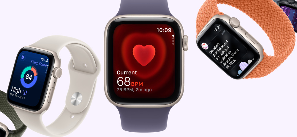 Chytré hodinky Apple Watch SE 3 GPS + Cellular 40mm hvezdně bílý hliník - hvezdně bílý sportovní řemínek -  M/L