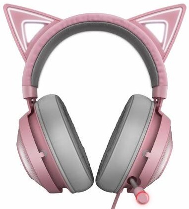 Headset Razer Kraken Kitty - Quartz růžový