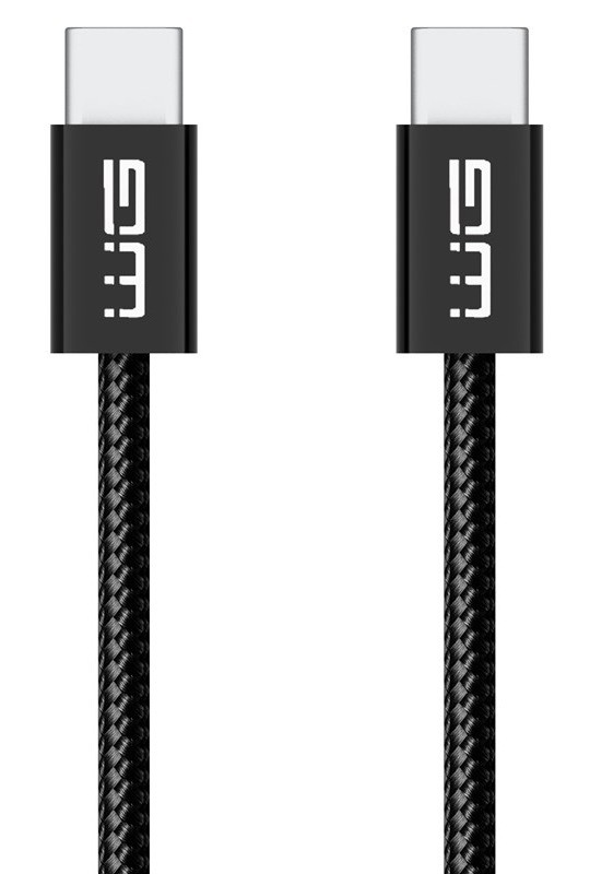 Kabel WG USB-C/USB-C, 60W, 3m černý