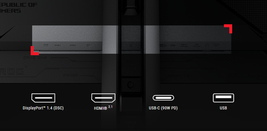Herní monitor Asus ROG Swift OLED PG32UCDP černý Herní monitor Asus ROG Swift OLED PG32UCDP černý