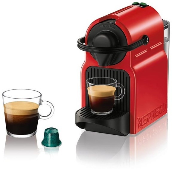 Kapslový kávovar Krups Nespresso Inissia XN1005 červený