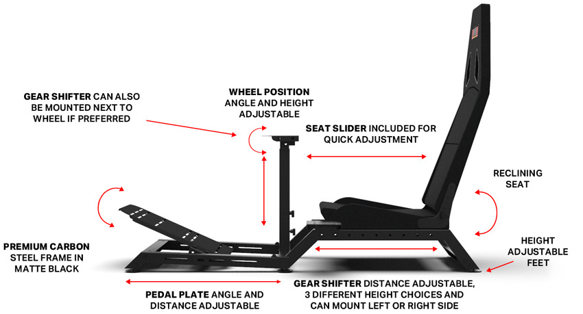 Závodní kokpit Next Level Racing Challenger Simulator Cockpit