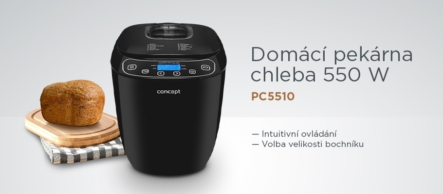 Domácí pekárna Concept PC5510, černá 