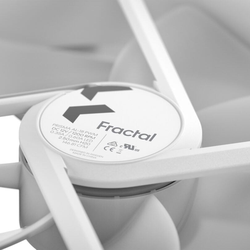 Ventilátor FRACTAL DESIGN Prisma AL-18 ARGB PWM White Fractal Design Prisma AL-18 RGB PWM White
