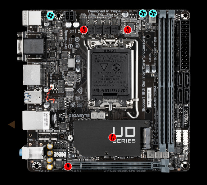 Základní deska GIGABYTE H610I Základní deska GIGABYTE H610I