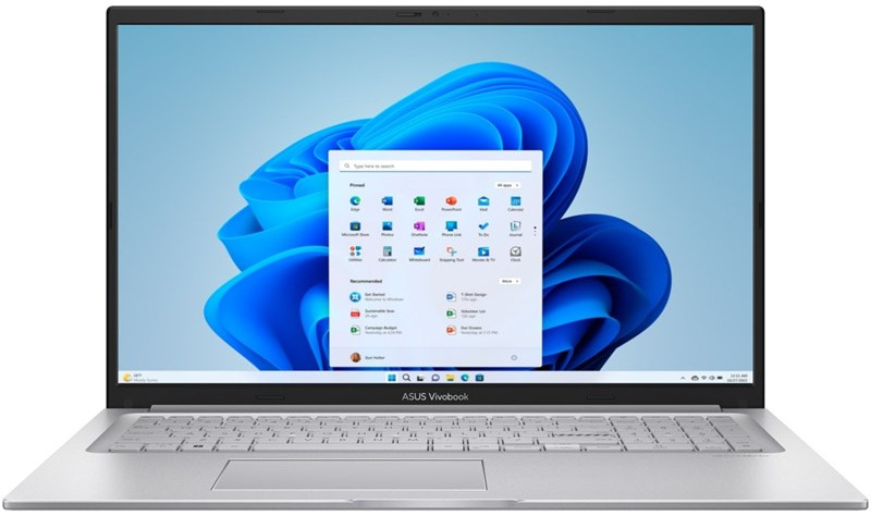 Asus Vivobook 17, stříbrná