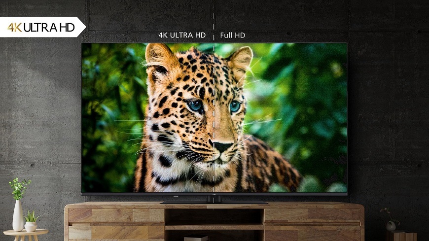 Televize JVC LT-65VGQ8435, rozlišení Ultra HD 4K