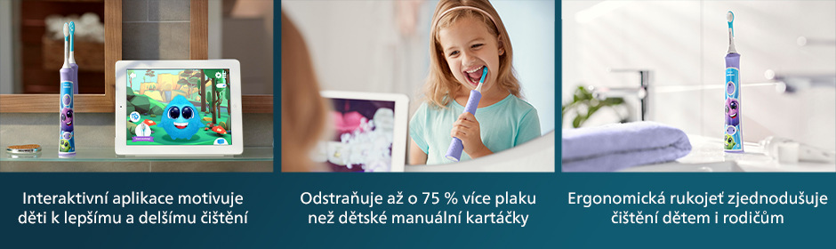 Zubní kartáček Philips HX632212 Sonicare For Kids_1