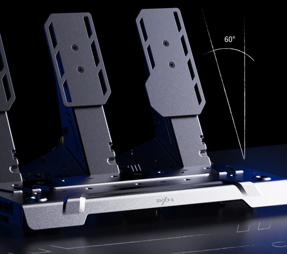 Volant PXN VD6 Bundle, Direct Drive, PC černý PXN VD6 Bundle nabízí pedály s Hallovy senzory
