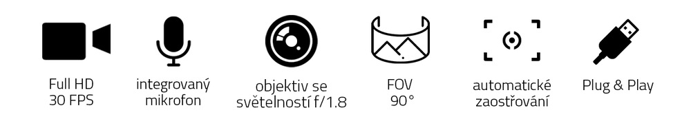 Webkamera Niceboy Stream černá