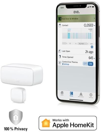 Senzor Eve Door & Window - HomeKit + Thread kompatibilní