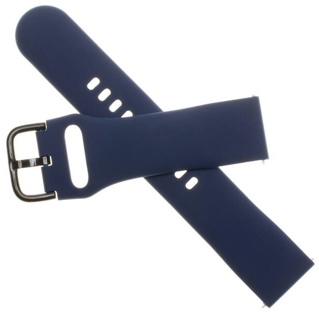 Řemínek FIXED Silicone Strap 22mm na smartwatch modrý Řemínek FIXED Silicone Strap 22mm na smartwatch modrý