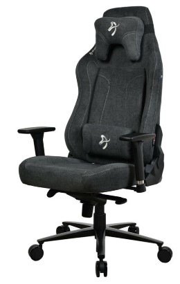 Herní židle Arozzi VERNAZZA XL Soft Fabric šedá