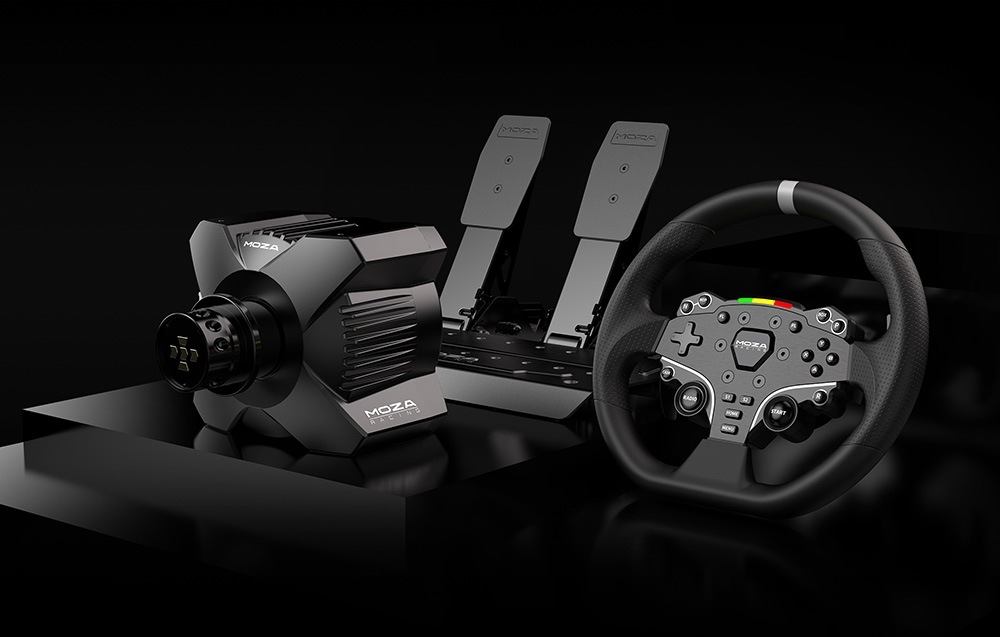 Sada Moza Racing R3 + ES + SRP-Lite + svorky R3 (PC) černá