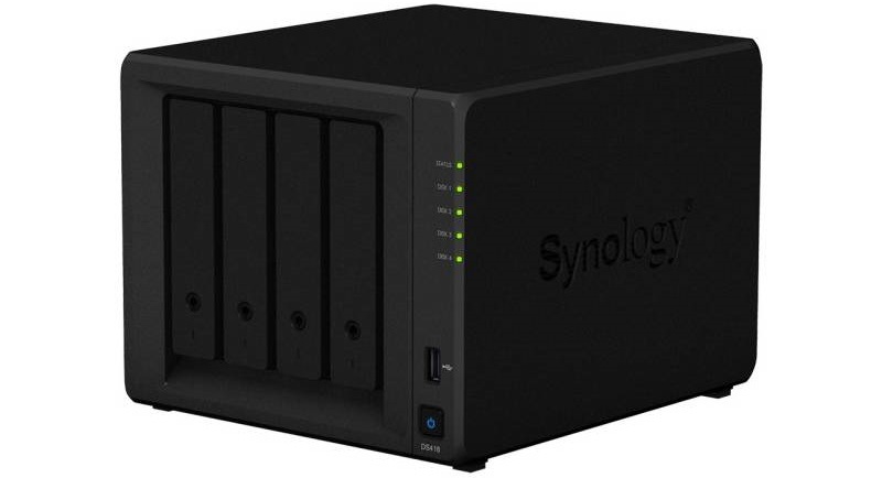 Datové úložiště (NAS) Synology DS418 černé