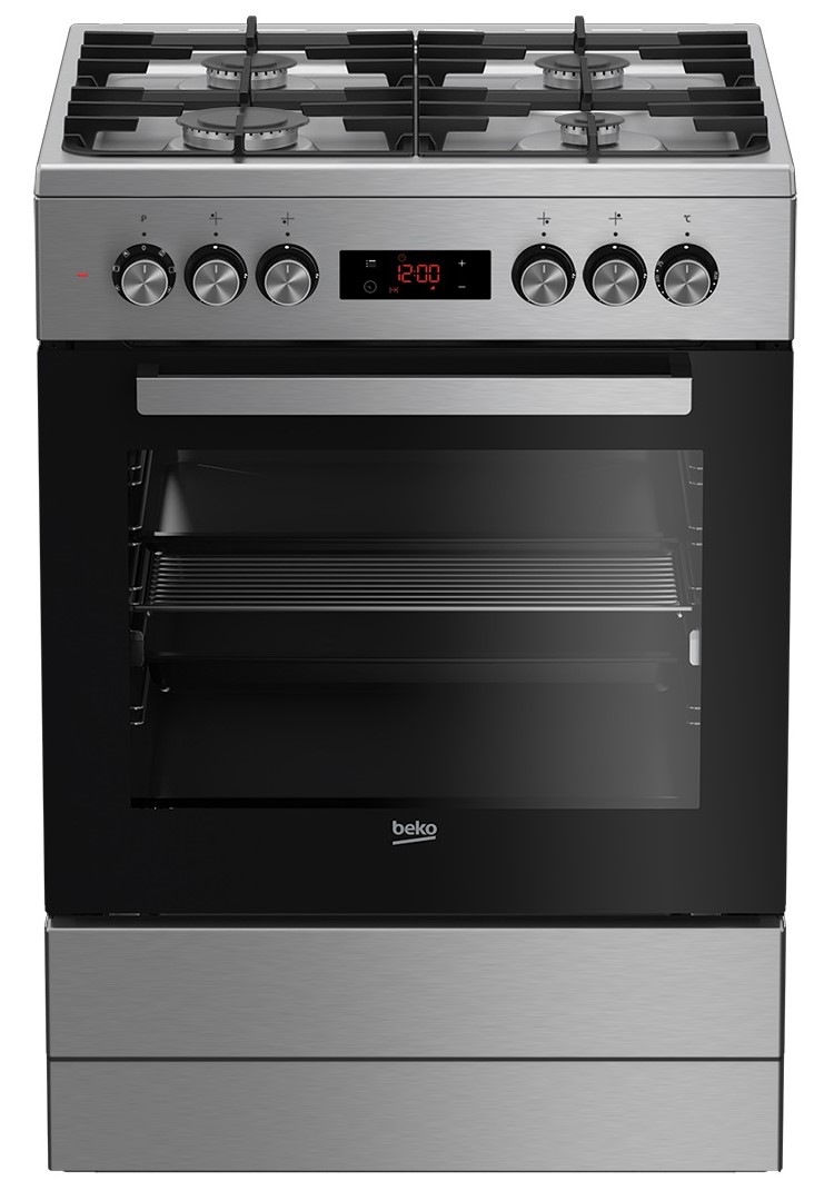 Kombinovaný sporák Beko FSM 62330 DXT nerez
