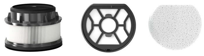 Sada filtrů Hoover U106 tři filtry hoover u106 vedle sebe