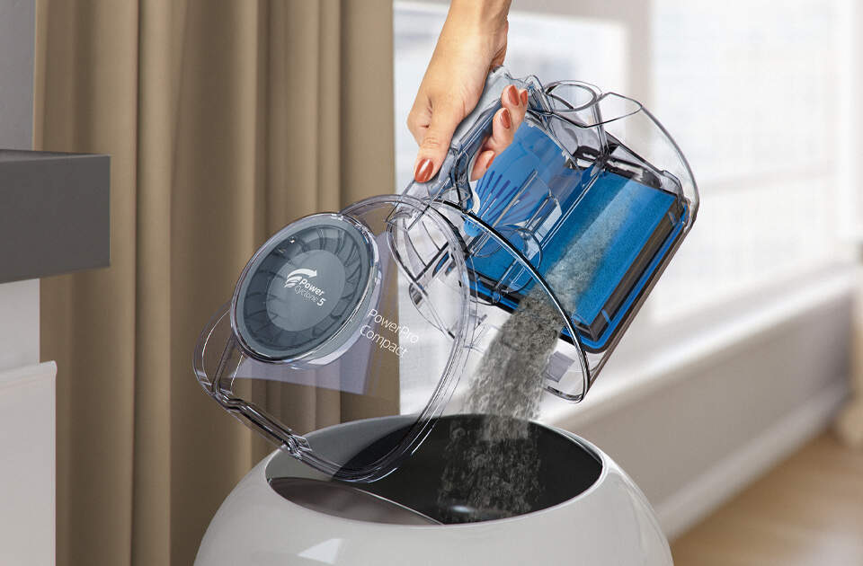 Podlahový vysavač Philips 7000 Series FC9747/09 černý Hygienické vyprazdňování