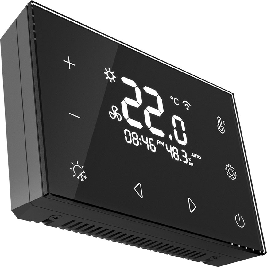 Termostat INELS bezdrátový, zónový - černý