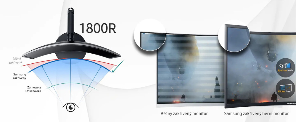 Monitor Samsung C24FG73 černý Monitor Samsung C24FG73 černý