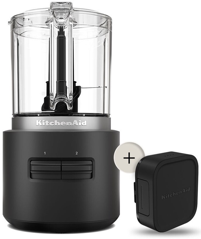 Kuchyňský robot KitchenAid 5KFCR531BM (s baterií) černý