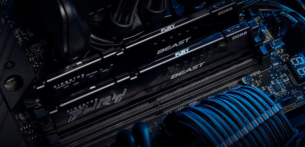 Operační paměť Kingston FURY Beast Black XMP 64GB (4x16GB) DDR5 5200MHz CL40 Operační paměť Kingston FURY Beast Black XMP 64GB (4x16GB) DDR5 5200MHz CL40