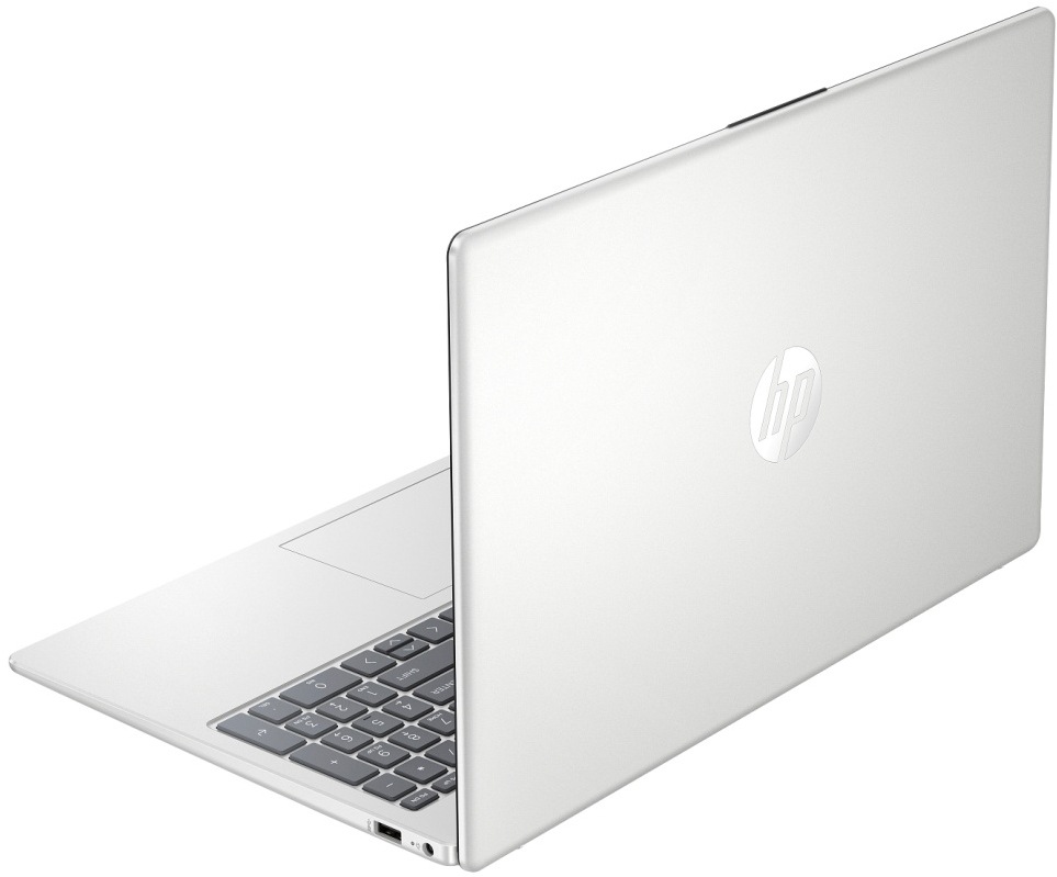 Detail elegantní zadní strany laptopu HP 15-fd0685nc