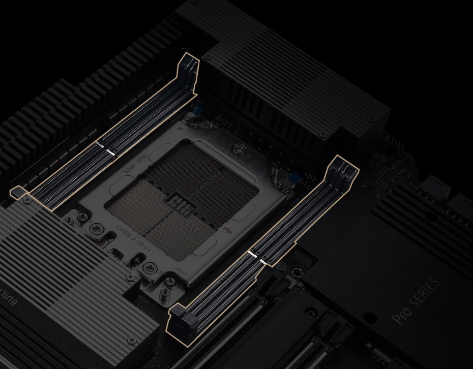 Základní deska Asus Pro WS TRX50-SAGE WIFI černá Asus Pro WS TRX50-SAGE WIFI umožňuje také přetaktovat RAM