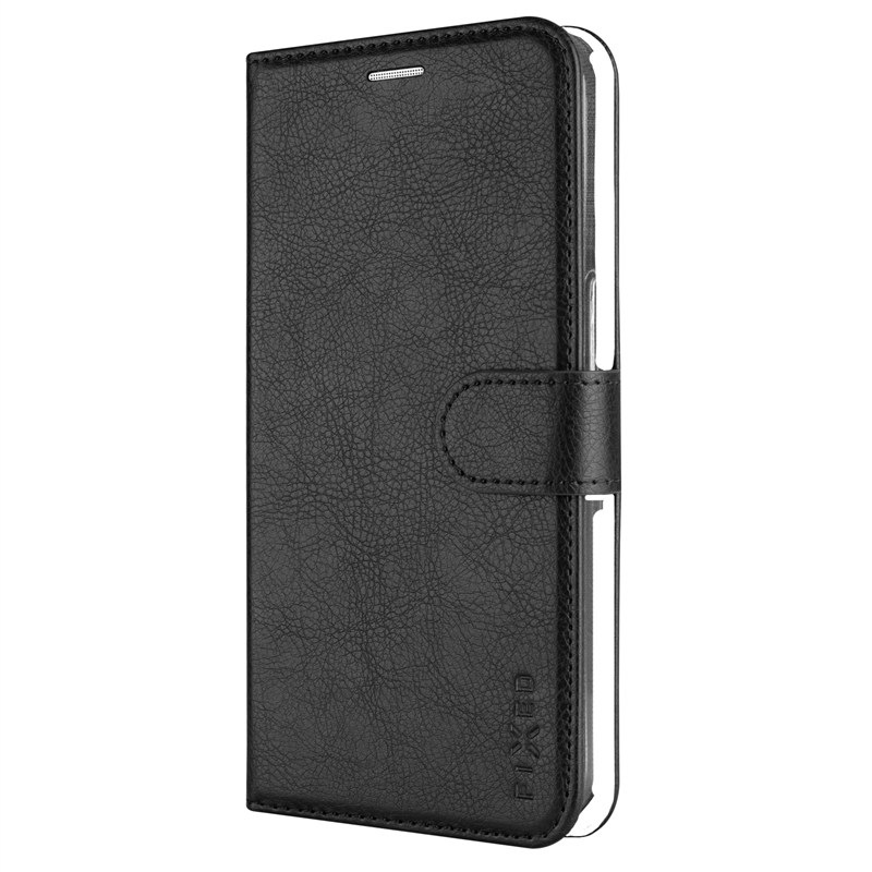 Pouzdro na mobil flipové FIXED Opus na Xiaomi 17 černé