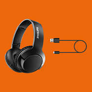 Sluchátka Philips SHB3175BK černá Nabíjení odkudkoliv