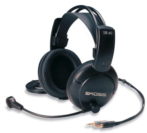 Headset Koss SB 40 černý Headset Koss SB 40 černý