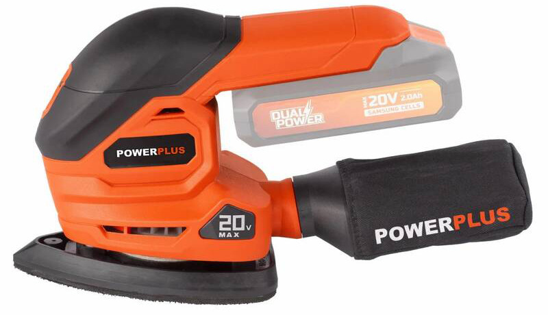 Vibrační bruska POWERPLUS POWDP POWDP50200 20V (bez baterie)