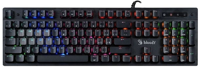 Klávesnice A4Tech Bloody B500N, Mecha-Like Switch, USB, CZ/SK layout černá