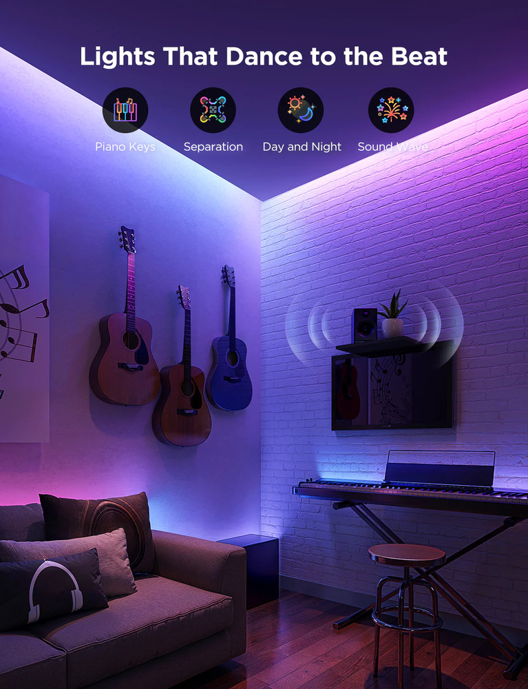 LED pásek Govee Strip Light 2 Pro, prodlužovací pásek 1m LED pásek Govee Strip Light 2 Pro, prodlužovací pásek 1m