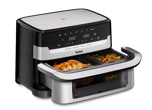 Horkovzdušná fritéza Tefal EY922DE0 Dual Easy Fry Flex