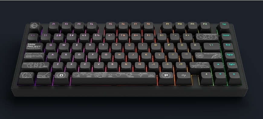 Klávesnice Dark Project ALU Terra Nova R2 US černá