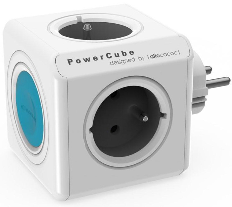 Rozbočovací zásuvka Powercube Original SmartHome bílá/modrá Rozbočovací zásuvka Powercube Original SmartHome bílá/modrá
