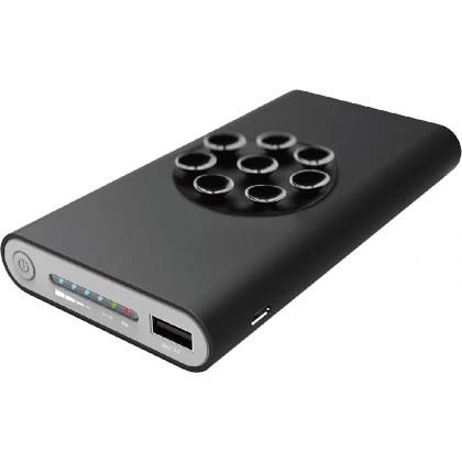 Powerbanka WG 8000 mAh 10W QC 3.0, bezdrátové nabíjení černá WG 8000 mAh