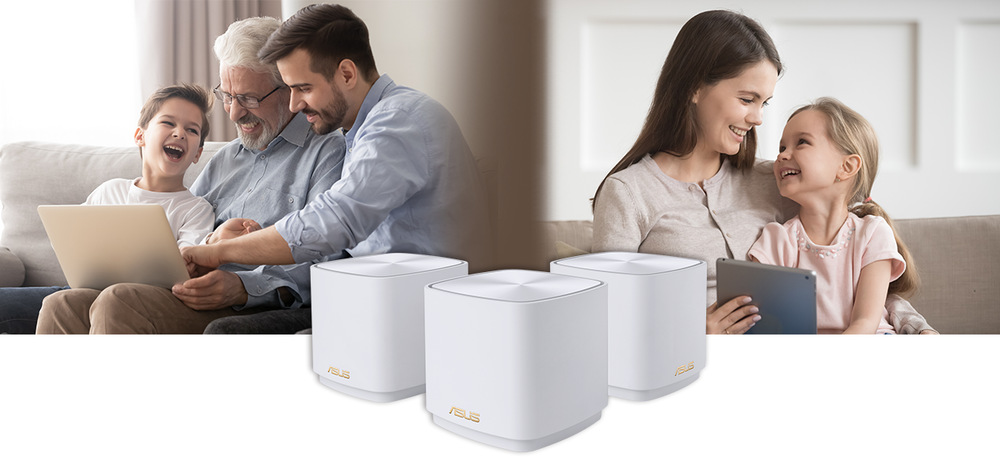 Komplexní Wi-Fi systém Asus ZenWiFi XD4 AX1800 - 2pack bílý