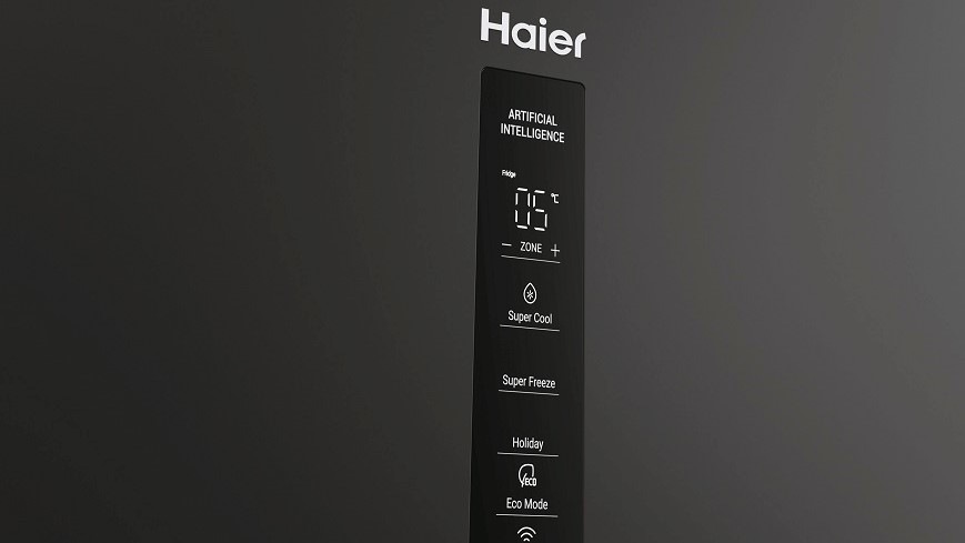 Chladnička s mrazničkou Haier HTW5618DNPT černá Chladnička s mrazničkou Haier HTW5618DNPT černá