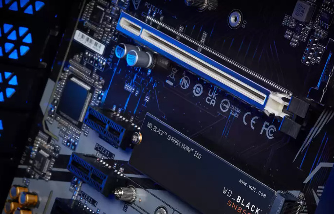 SSD SANDISK WD_Black SN850X 1TB NVMe Heatsink powered by SANDISK